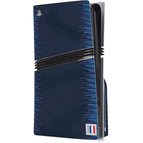 France Soccer Flag PS5 Pro Disk Console Skin